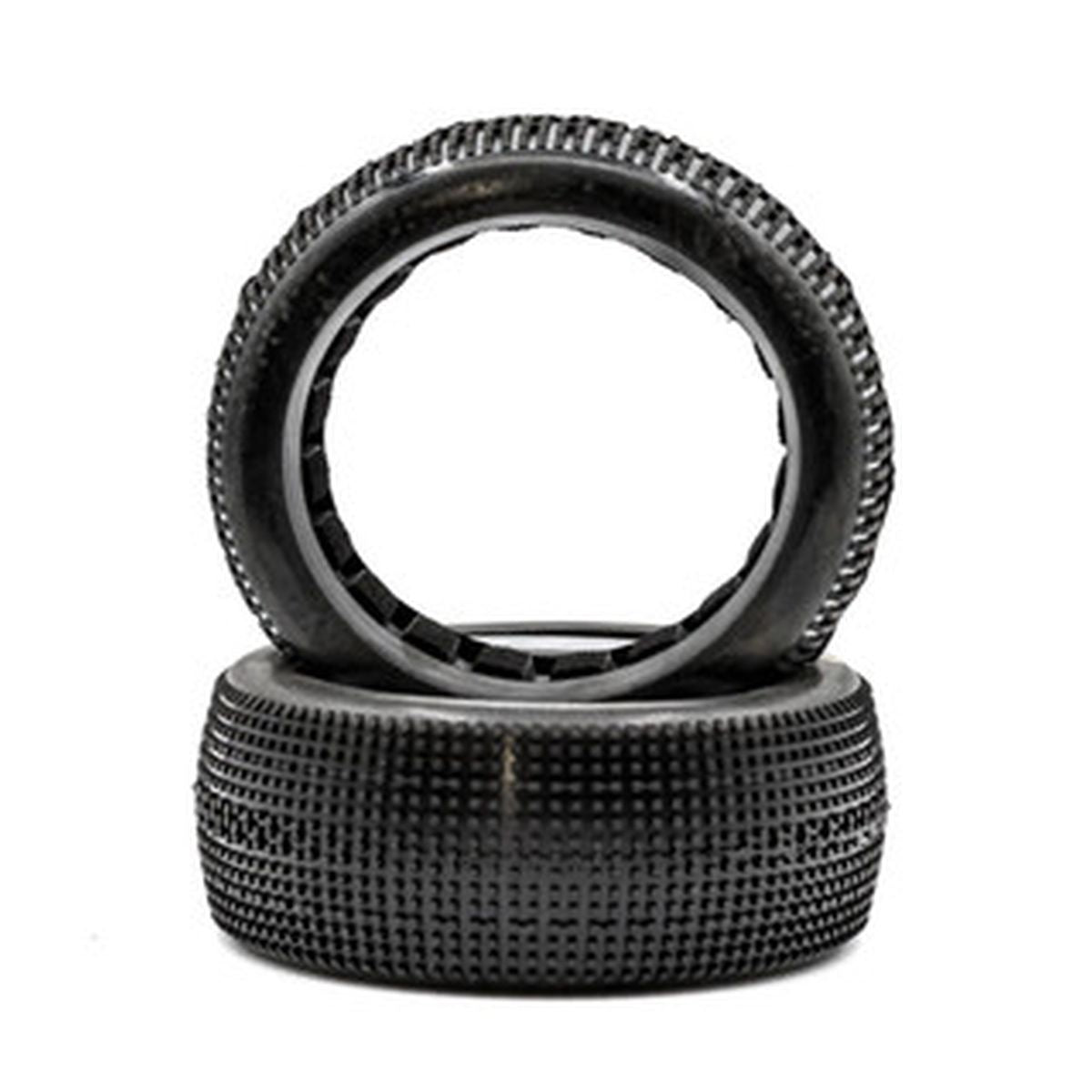 Raw Speed Aurora - 1/8 Buggy Tires w/ Inserts (1 Pair) Soft (Yellow)