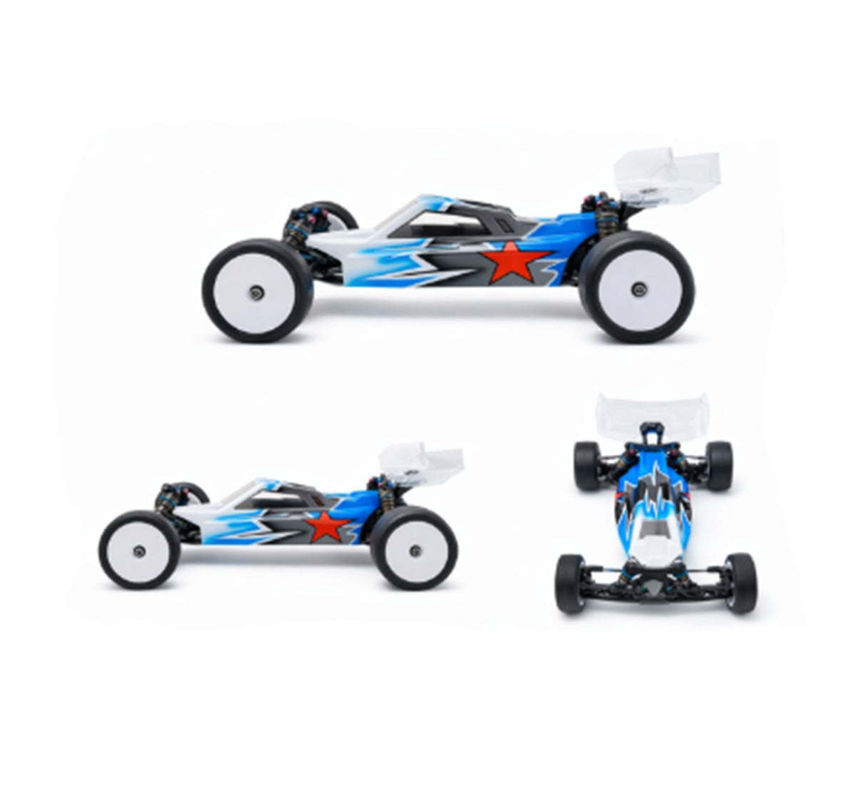 Raw Speed Darkstar - 1/10 Buggy Body - Standard Weight - (AE B7) RC Body
