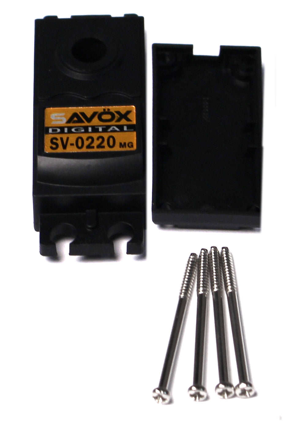 Savox TOP & BOTTOM SERVO CASE WITH 4 SCREWS SV0220MG