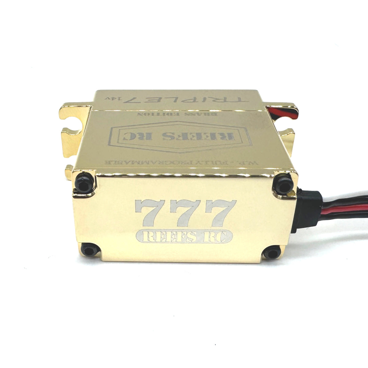 Reef's RC Triple7 Brass Edition Servo Programmable REEFS169