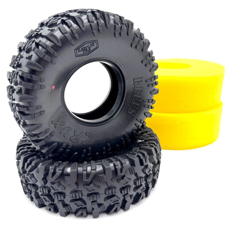 Reef's RC CRUX Tires: 2.2 / 5.25 (2PK) - XP Compound Pink REEFS219
