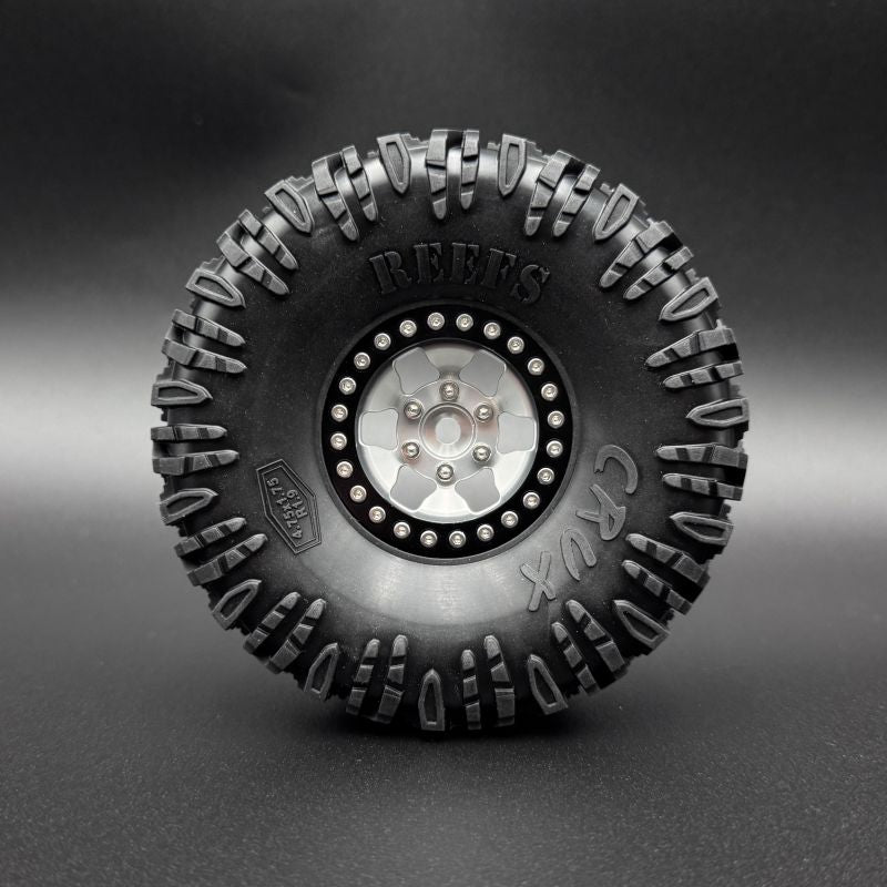 Reef's RC 1.9 "Granite" Aluminum Beadlock Wheels w/Reef Hubs REEFS260