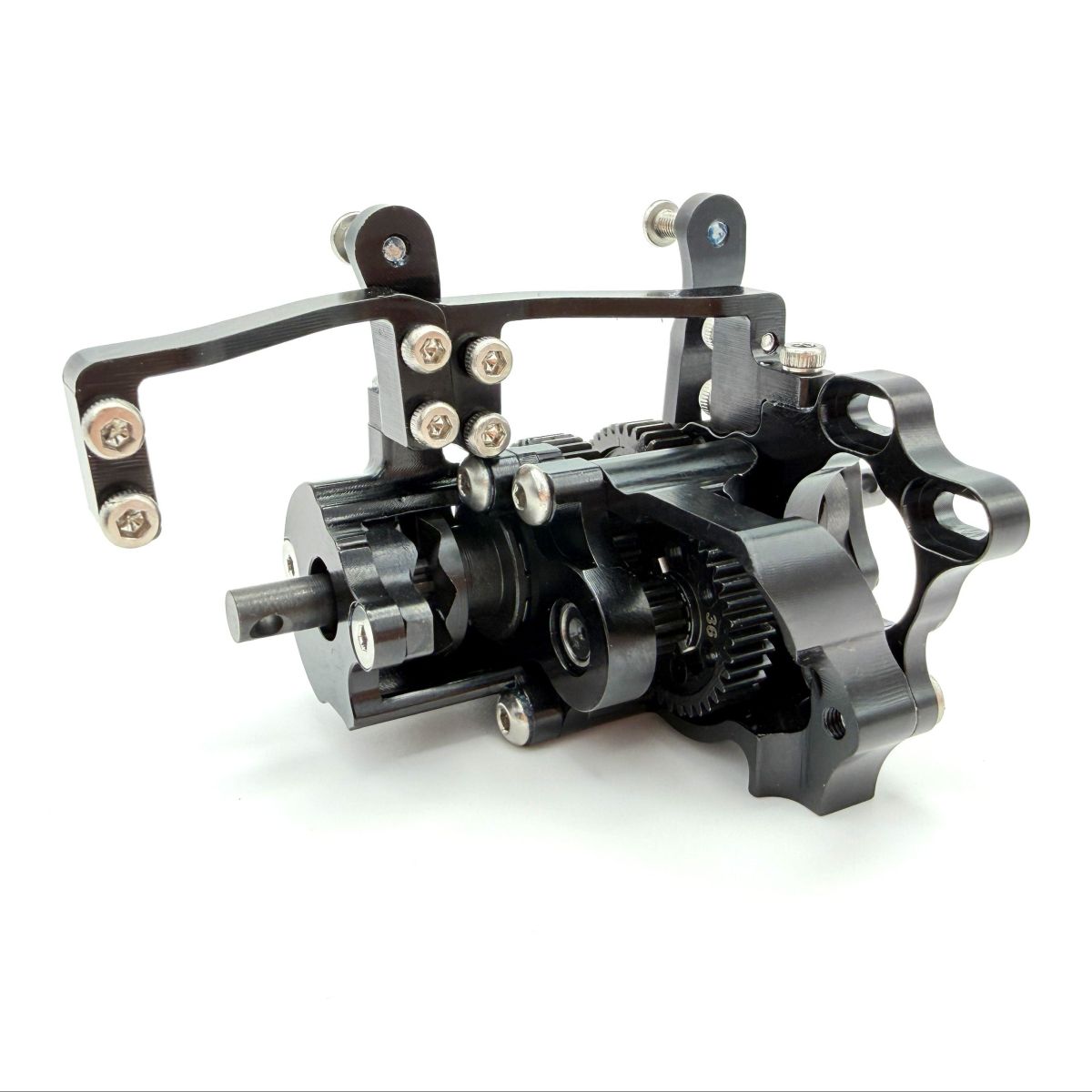 Reef's RC XP Dual Dig Transmission - Black for Custom Crawlers