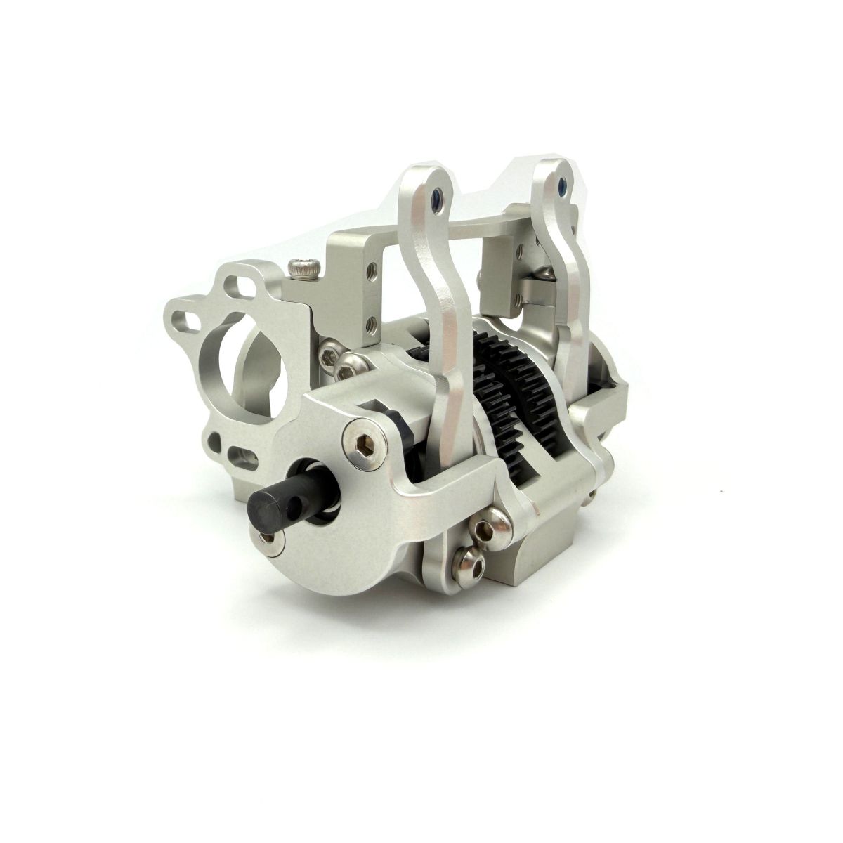 Reef's RC XP Dual Dig Transmission - Silver Clear for Custom Crawlers
