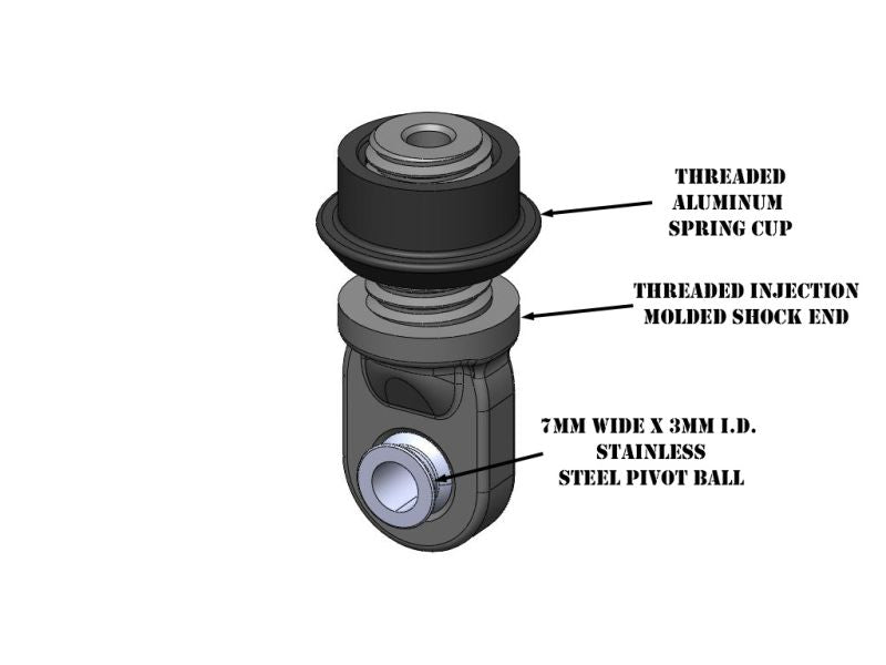 Reef's RC XP Aluminum Shocks 100mm (2pk)  REEFS267