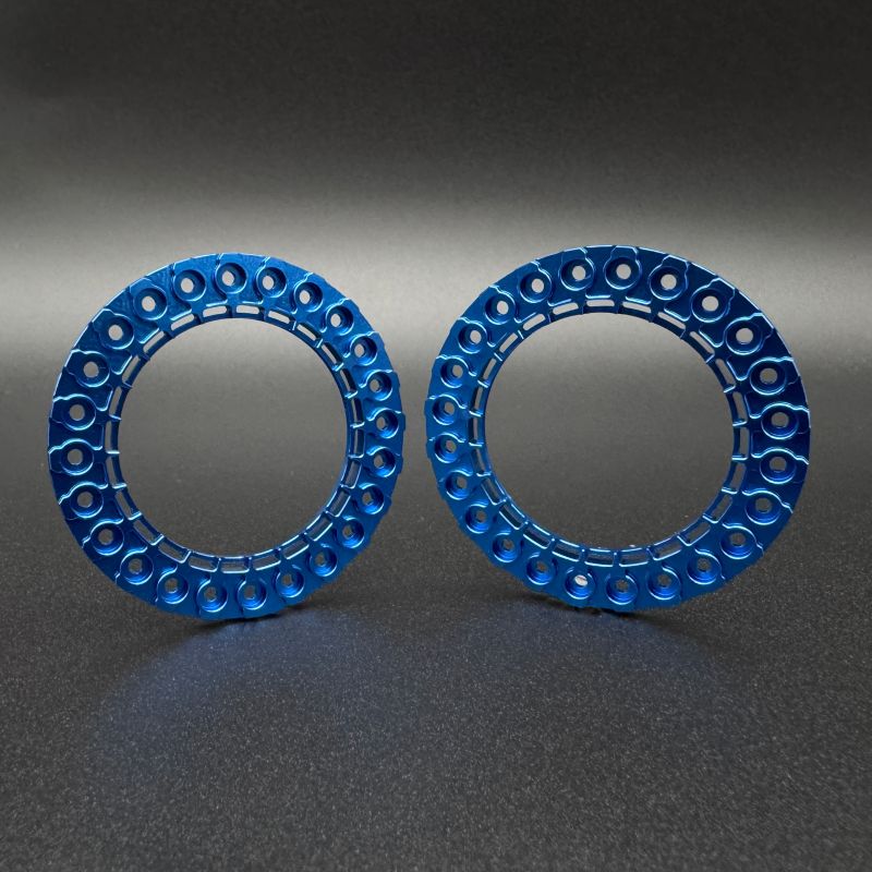 Reef's RC 1.9 "SLUICE" Beadlock Ring (Blue) (2) REEFS278
