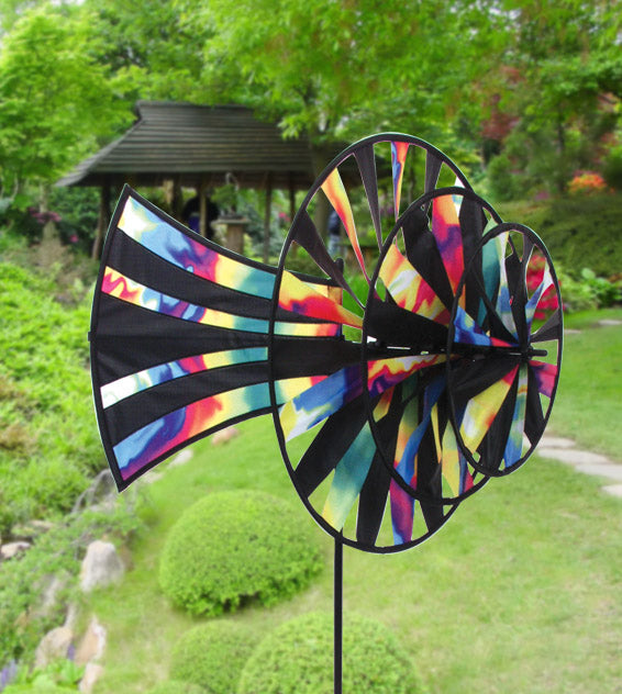 Skydog Pinwheels Kite Tie-Dye Directional outdoor decor Default Title