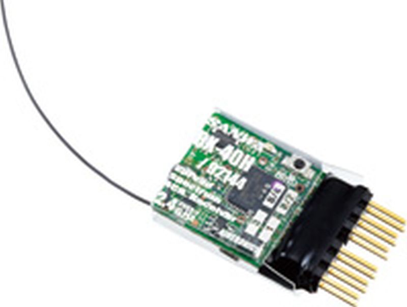 Sanwa RX-40H 4CH 2.4Ghz FHSS-1 Receiver (Park Flyer) 107A41033A