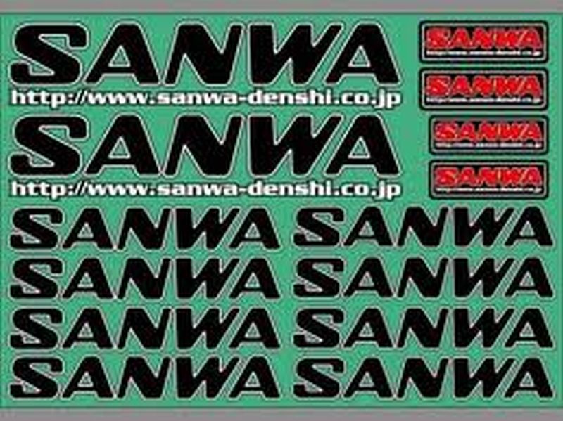 Sanwa Decal - Black  107A90531A