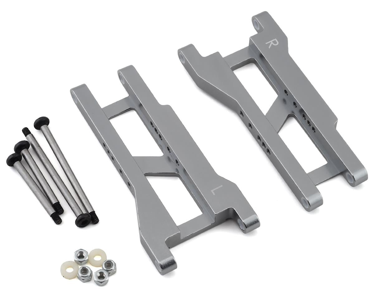 ST Racing Concepts Traxxas Slash Aluminum Heavy Duty Rear Suspension Arms w/Locknut Hinge Pins (2) (Gun Metal) ST2555XGM