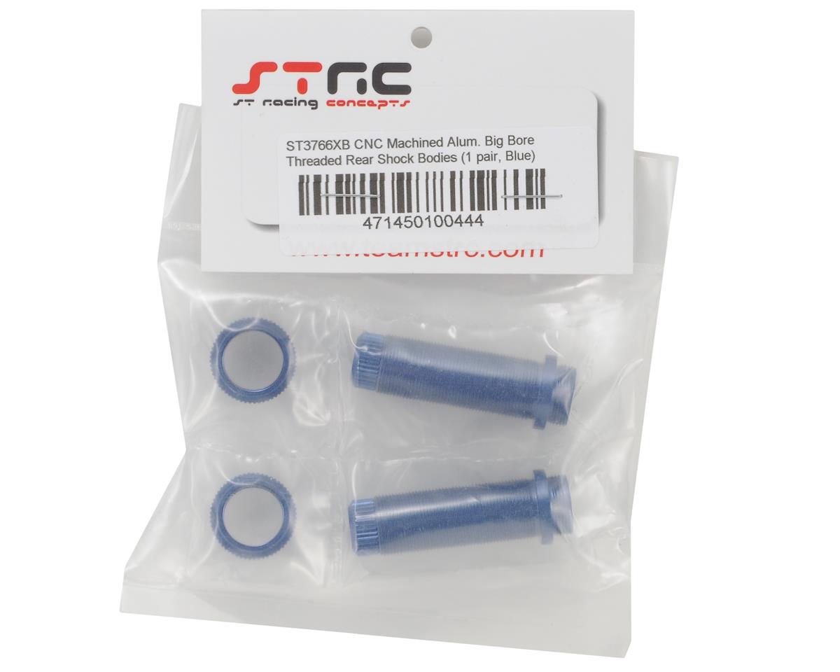 ST Racing Concepts Aluminum Threaded Rear Shock Body Set (Blue) (2) (Slash) ST3766XB