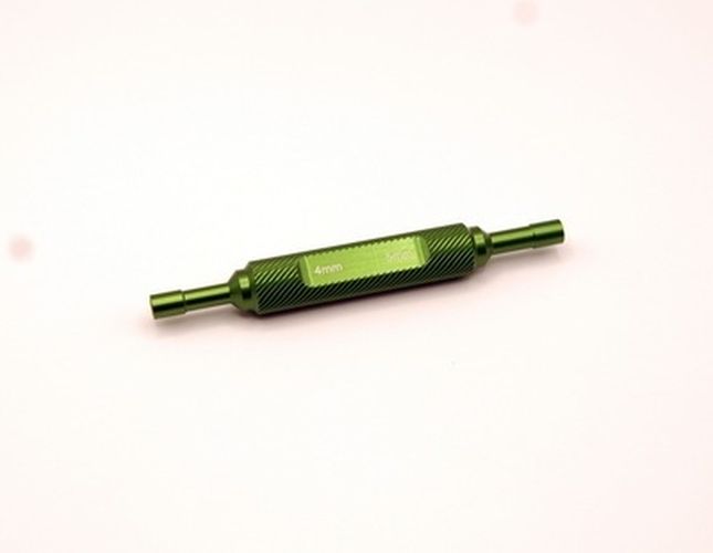 ST Racing Concepts Aluminum 4mm/5mm Thin-Walled Wheel Nut Wrench Green Mini