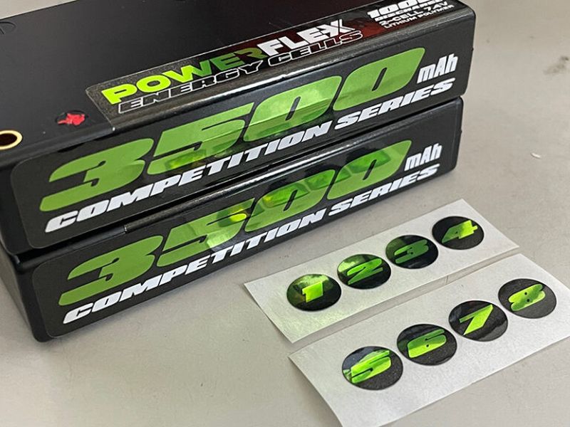 Scale Reflex Shorty LiPo - 2S - 7.4 - 100C - 3500mAh - Green