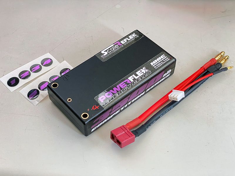 Scale Reflex Shorty LiPo - 2S - 7.4 - 100C - 3500mAh - Purple