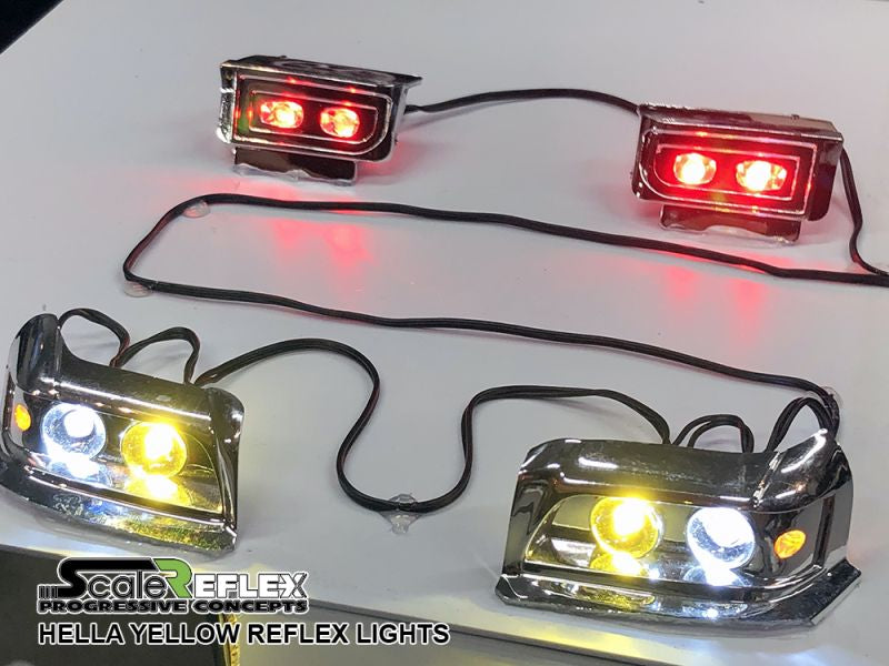 Scale Reflex Lights HELLA Yellow (10 LED)