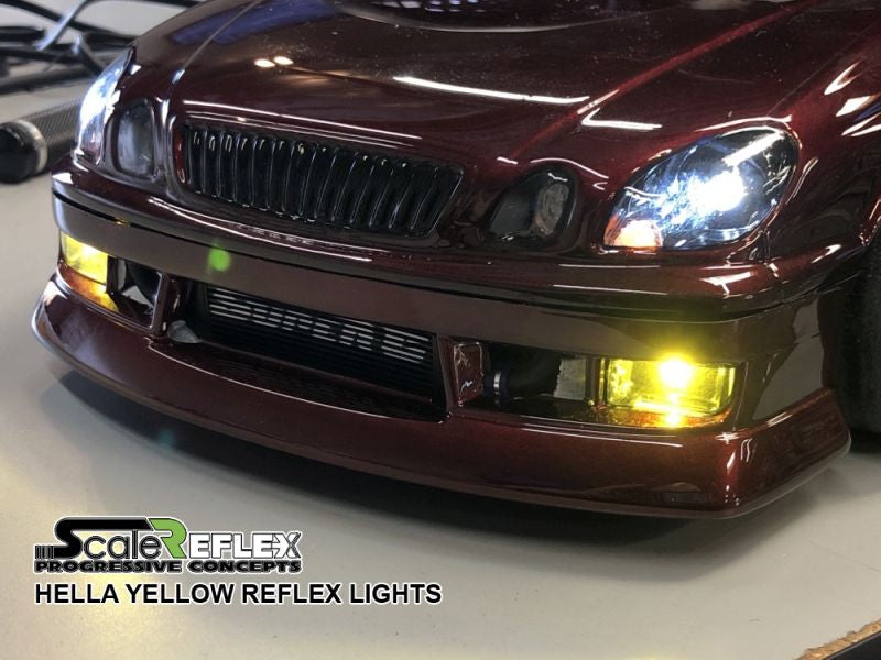 Scale Reflex Lights HELLA Yellow (10 LED)