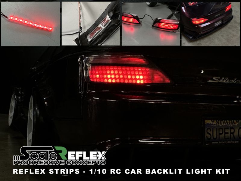 Scale Reflex Strip - LEDs for Lexan Light Bucket Kit (Wht, Amb, Red)