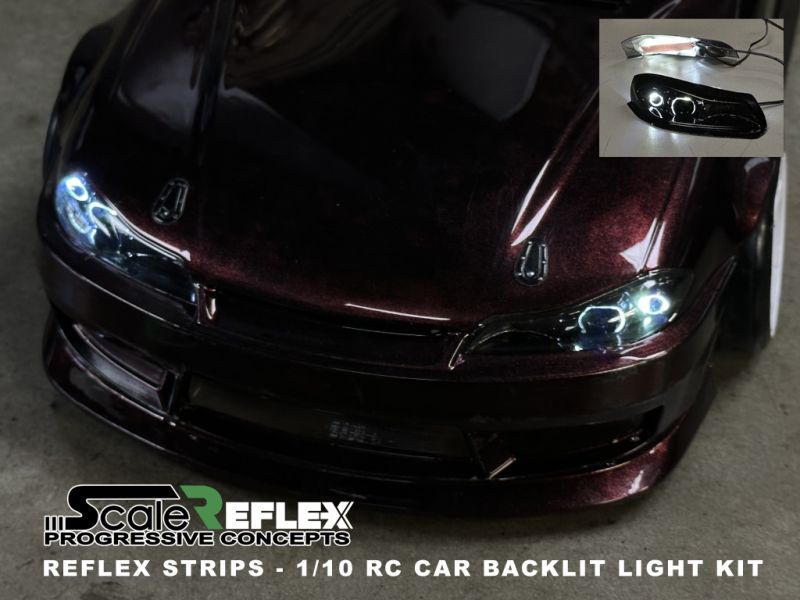 Scale Reflex Strip - LEDs for Lexan Light Bucket Kit (Wht, Amb, Red)
