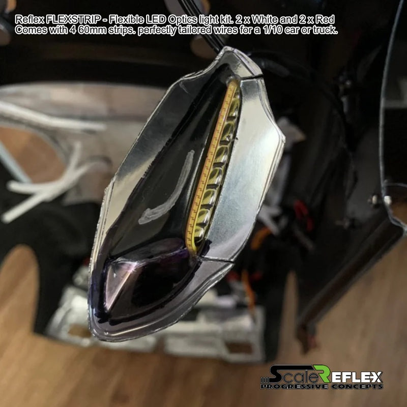 Scale Reflex Flexstrip - Flexible LED Optics Light kit. 2 x White