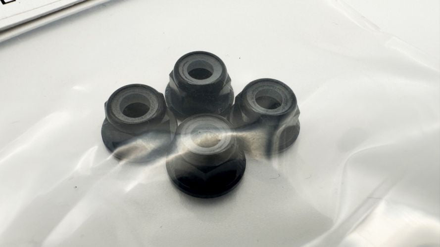 Scale Reflex Wheel Nuts Black 4 Pack