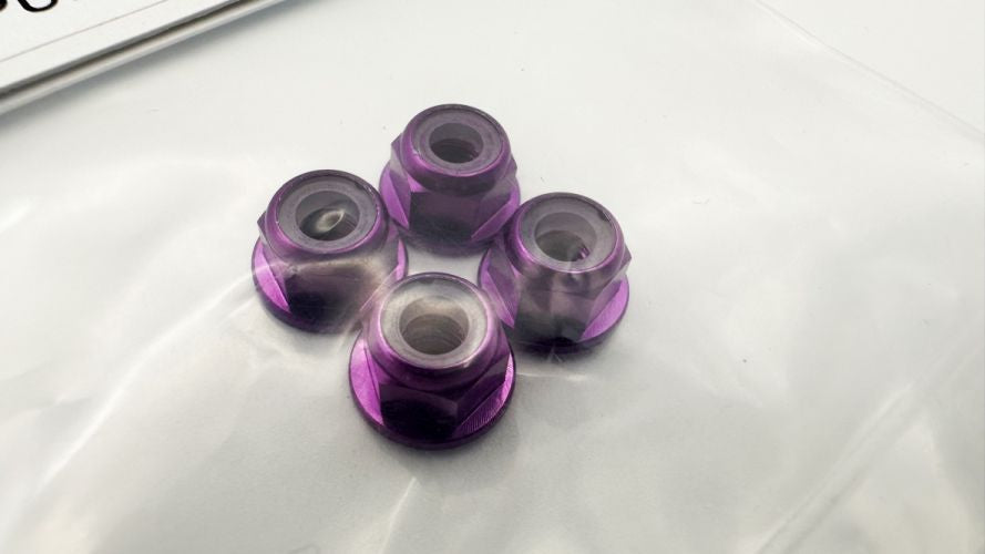 Scale Reflex Wheel Nuts Purple 4 Pack