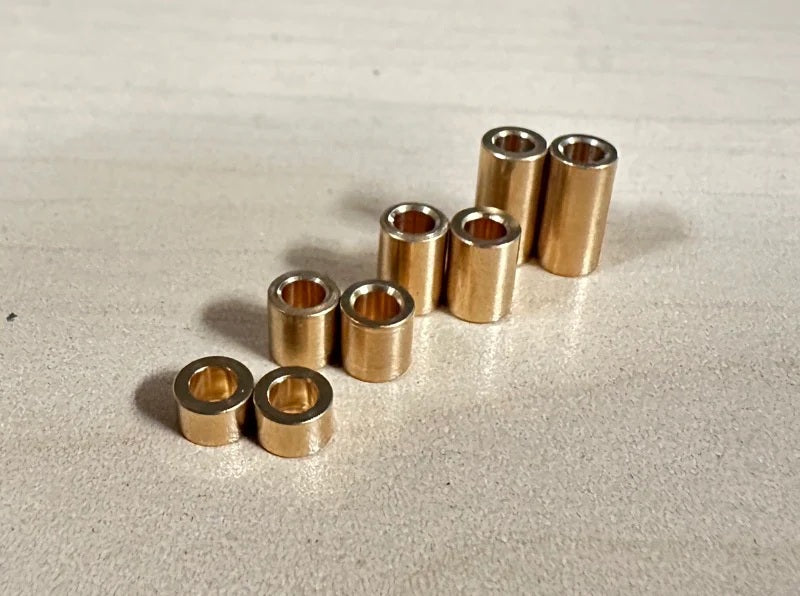Scale Reflex Brass Spacers - M3 Variety Pack (3/5/7/10mm) - Brass