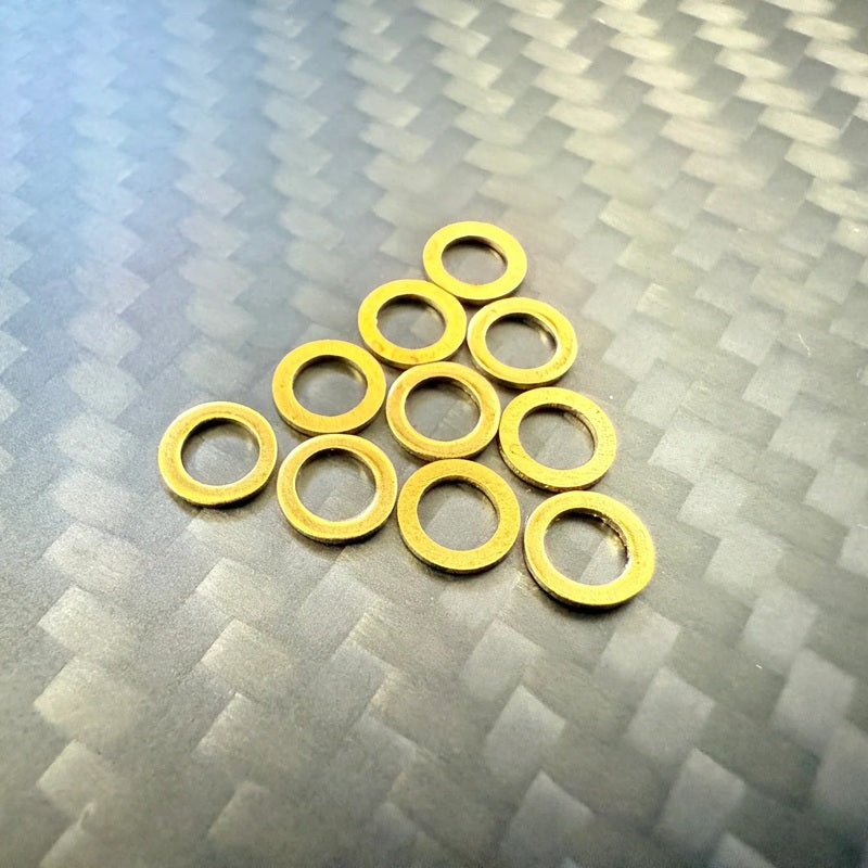 Scale Reflex Brass Shims (3mm x 5mm x 0.5mm) 10 Pack