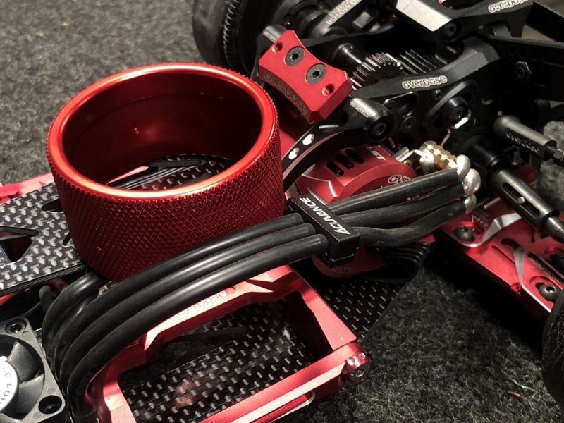 Scale Reflex Wheel Grip / Futaba / Red RC Upgrade Part
