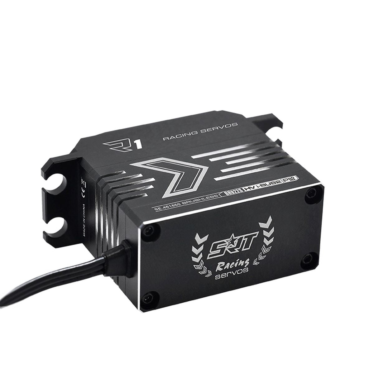 SRT High-Voltage Brushless Digital Servo for 1/10–1/8 Scale RC Cars & Trucks, 305.5 oz-in, 0.055 sec @ 8.4V