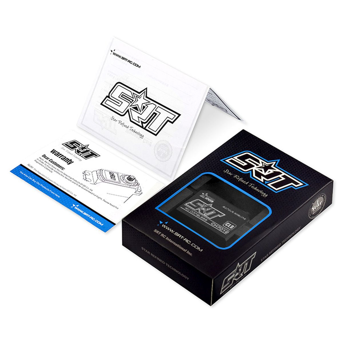SRT High-Voltage Coreless Digital Servo for 1/10 On-Road Touring, Drift & Race RC Cars, 166.6 oz-in, 0.057 sec @ 8.4V