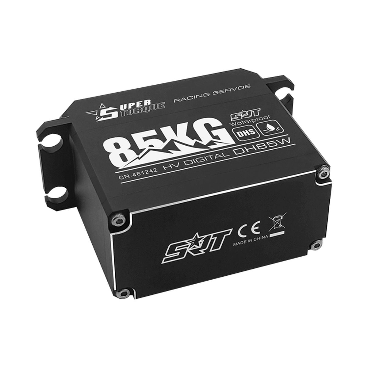 SRT High-Voltage DC Digital Servo for 1/5–1/6 Scale Large-Scale RC Vehicles, 1180.4 oz-in, 0.15 sec @ 8.4V