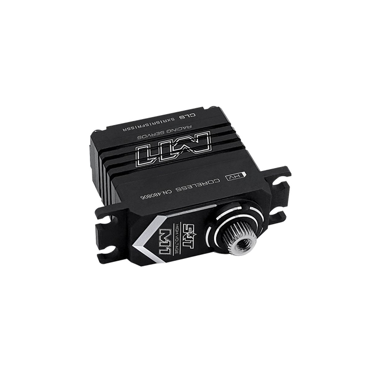 SRT High-Voltage Coreless Digital Servo for 1/12 Pan Car & Compact On-Road RC, 125.0 oz-in, 0.055 sec @ 8.4V