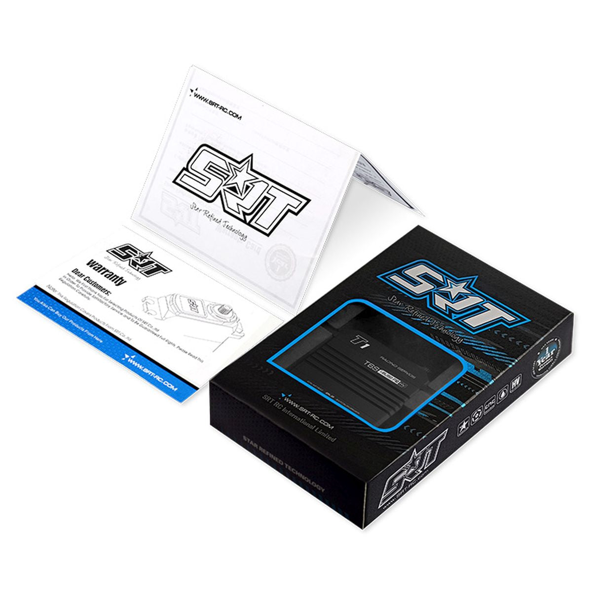 SRT High-Voltage Brushless Digital Servo for 1/10–1/8 High-Torque RC Cars, Trucks & Crawlers, 805.5 oz-in, 0.085 sec @ 8.4V