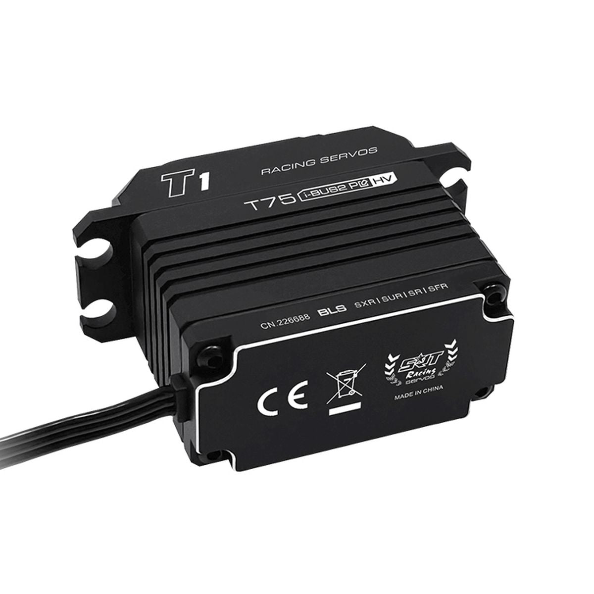 SRT High-Voltage Brushless Digital Servo for 1/10–1/8 High-Torque RC Cars, Trucks & Crawlers, 972.1 oz-in, 0.12 sec @ 8.4V