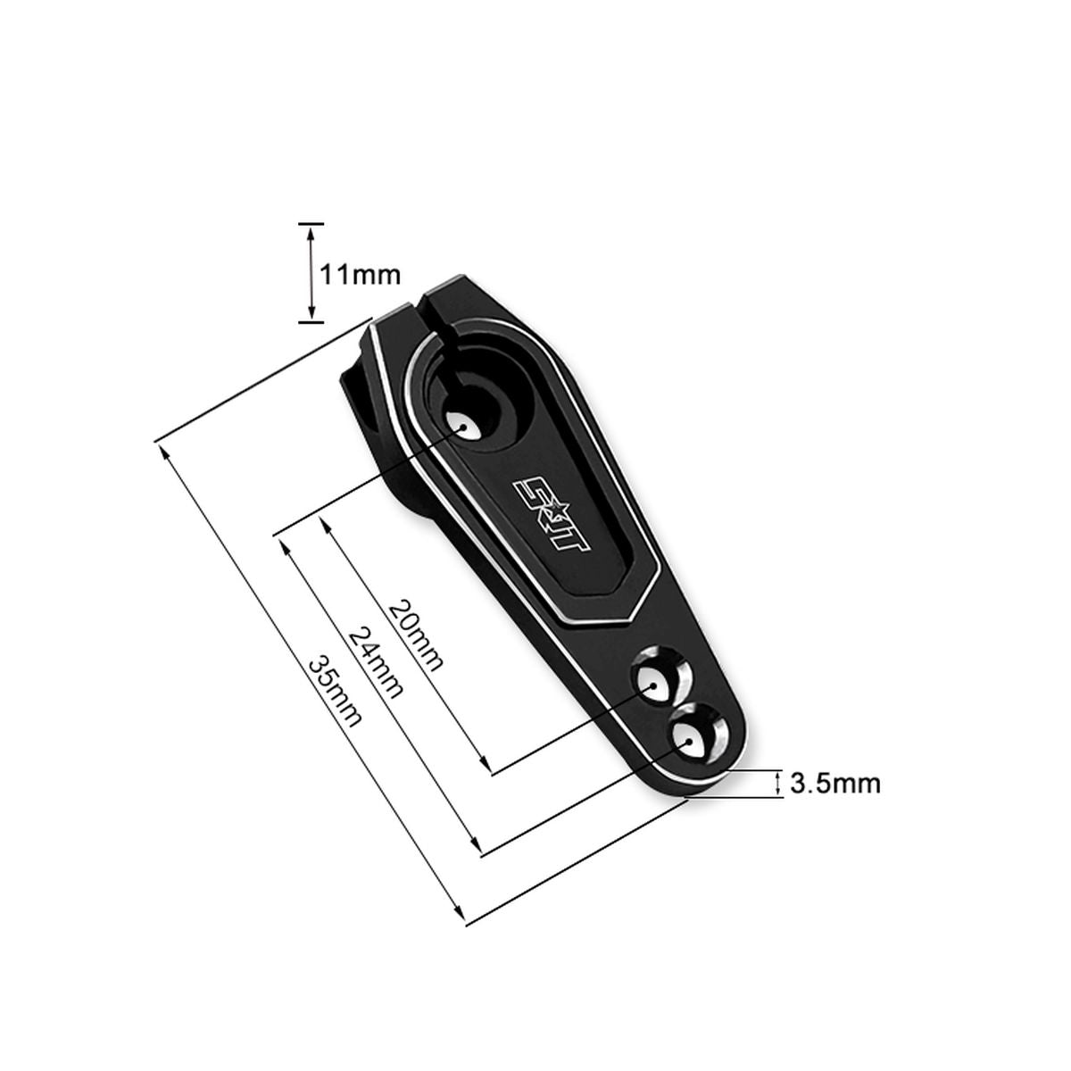 SRT Aluminum 25T Servo Horn for RC Steering Servos