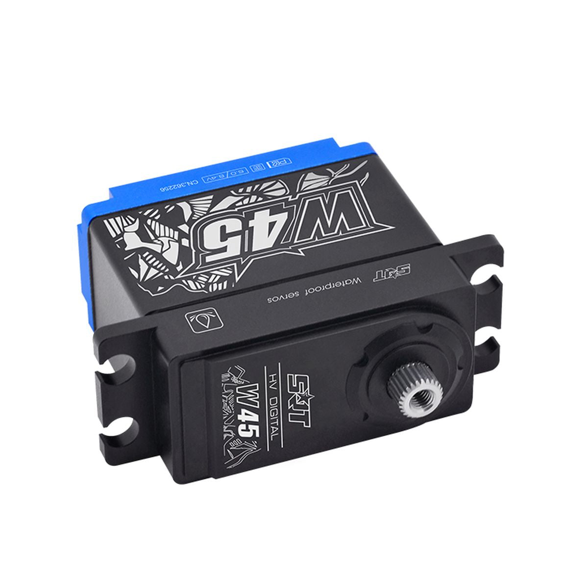 SRT High-Voltage Waterproof Coreless Digital Servo for 1/10–1/8 High-Torque RC Cars, Trucks & Crawlers, 624.9 oz-in, 0.18 sec @ 8.4V