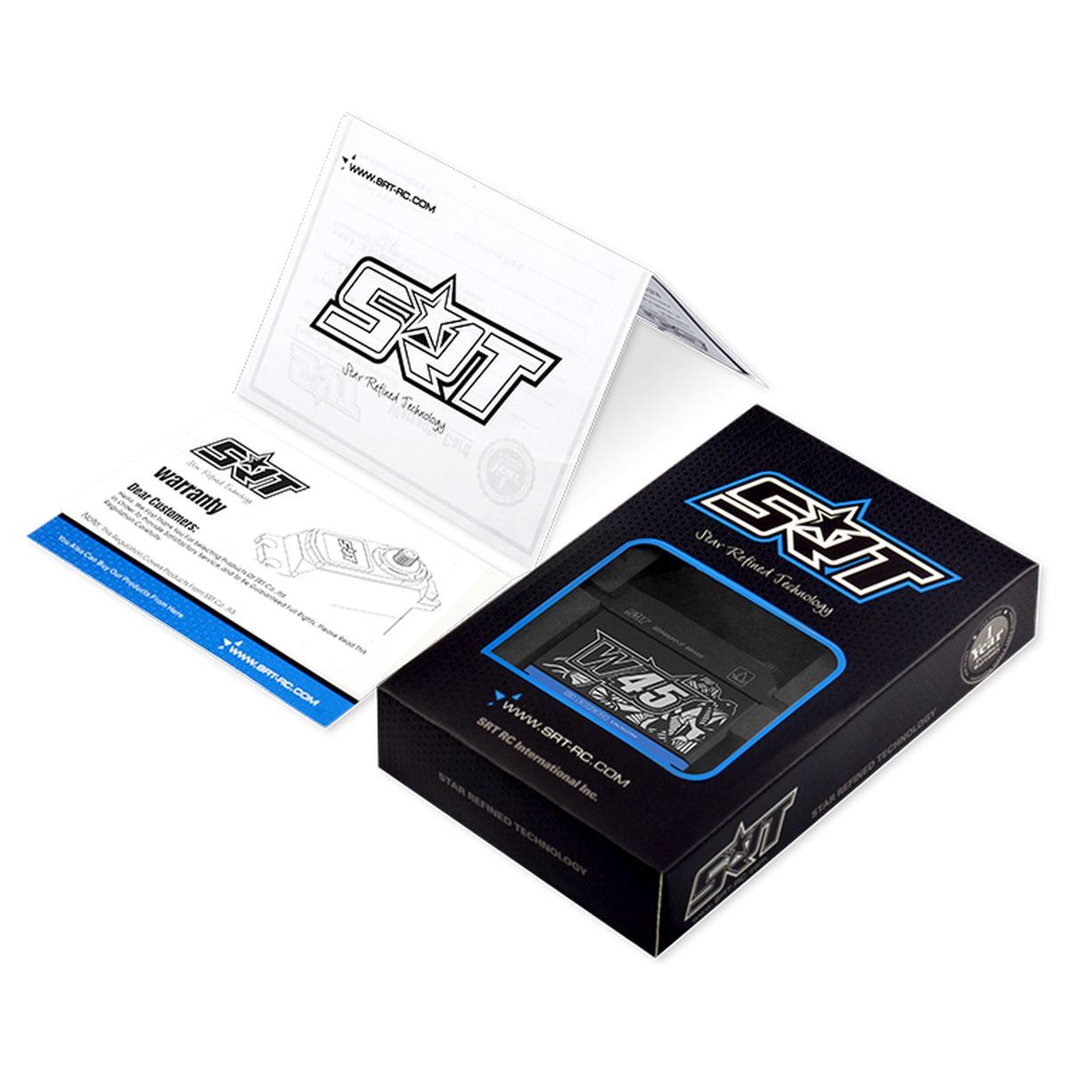 SRT High-Voltage Waterproof Coreless Digital Servo for 1/10–1/8 High-Torque RC Cars, Trucks & Crawlers, 624.9 oz-in, 0.18 sec @ 8.4V