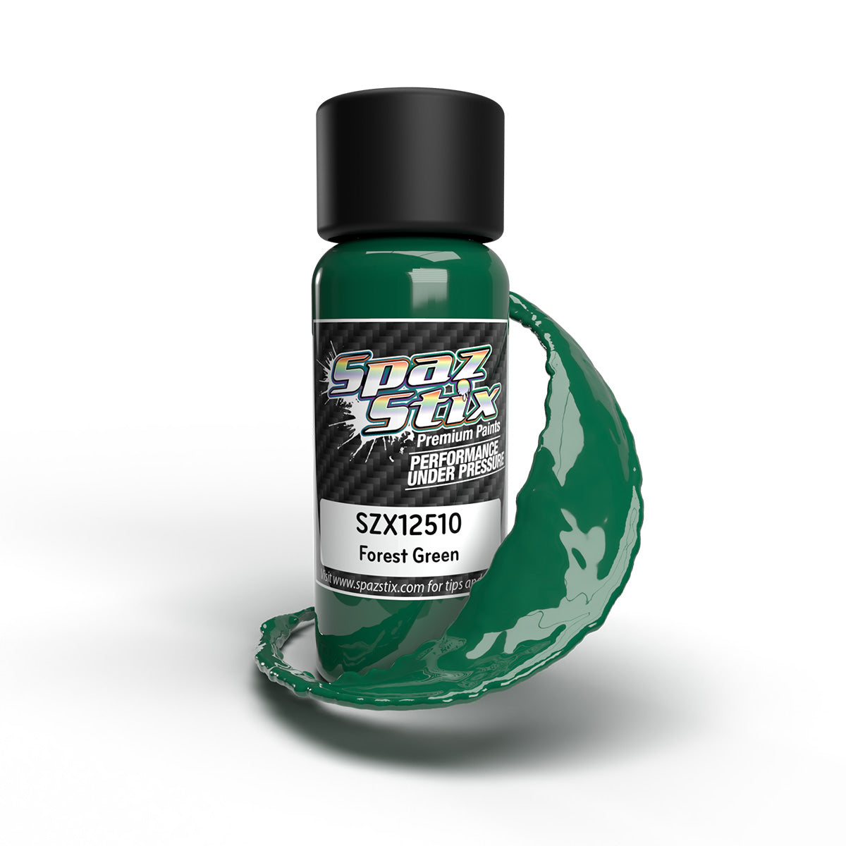 Spaz Stix Forest Green Airbrush Ready Paint, 2oz Bottle 12510