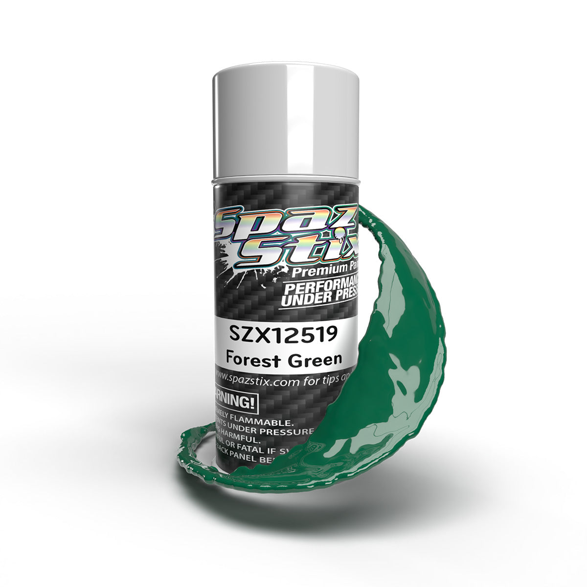 Spaz Stix Forest Green Aerosol Paint 3.5oz Can 12519