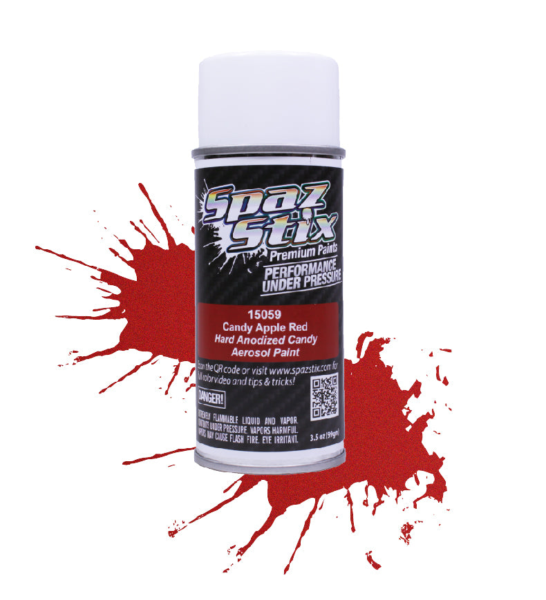 Spaz Stix CANDY APPLE RED AEROSOL PAINT 3.5OZ Default Title