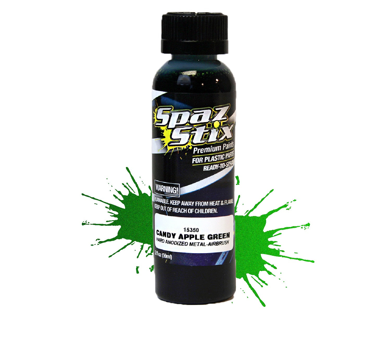 Spaz Stix CANDY APPLE GREEN AIRBRUSH PAINT 2OZ Default Title