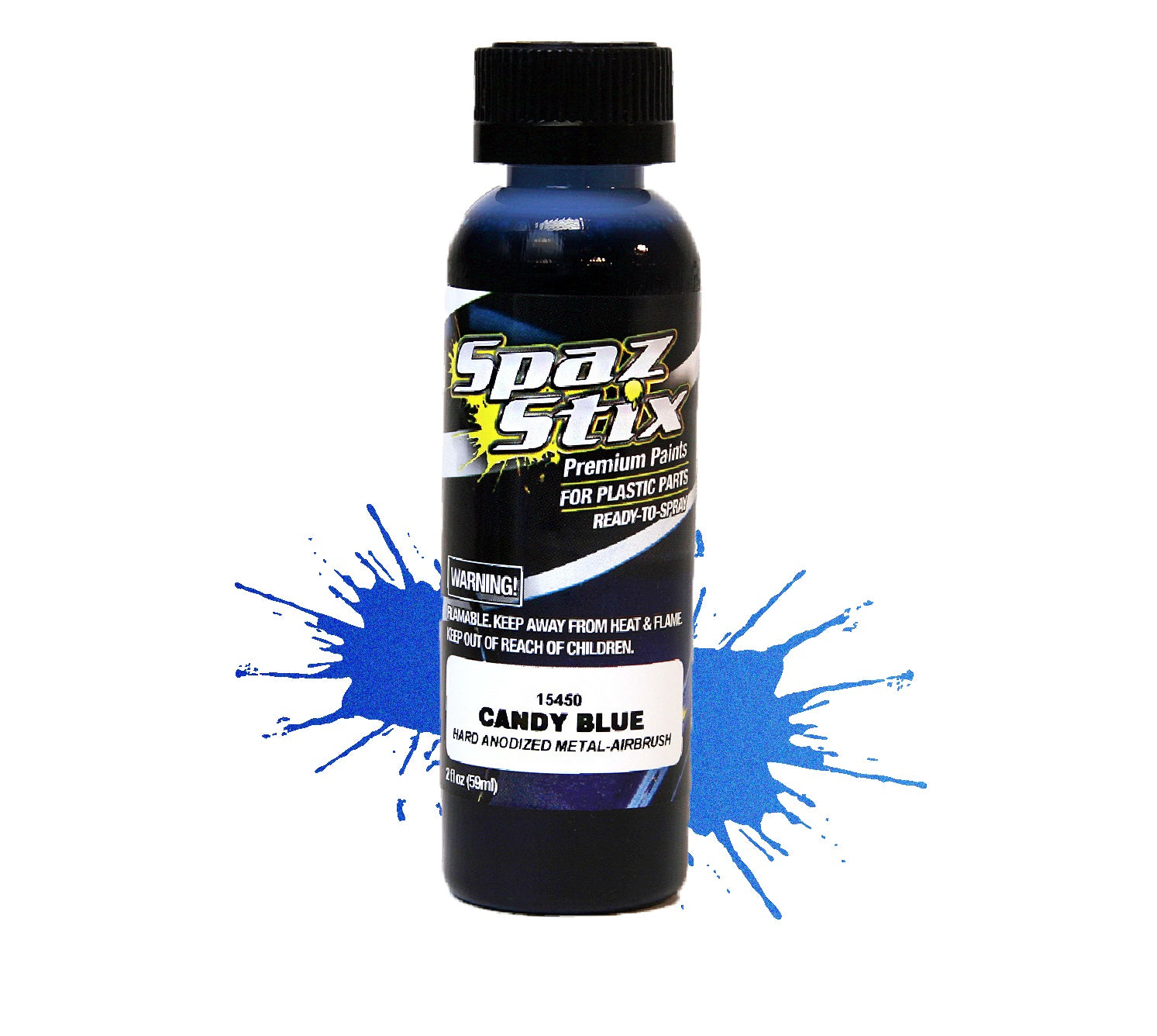 Spaz Stix CANDY BLUE AIRBRUSH PAINT 2OZ Default Title