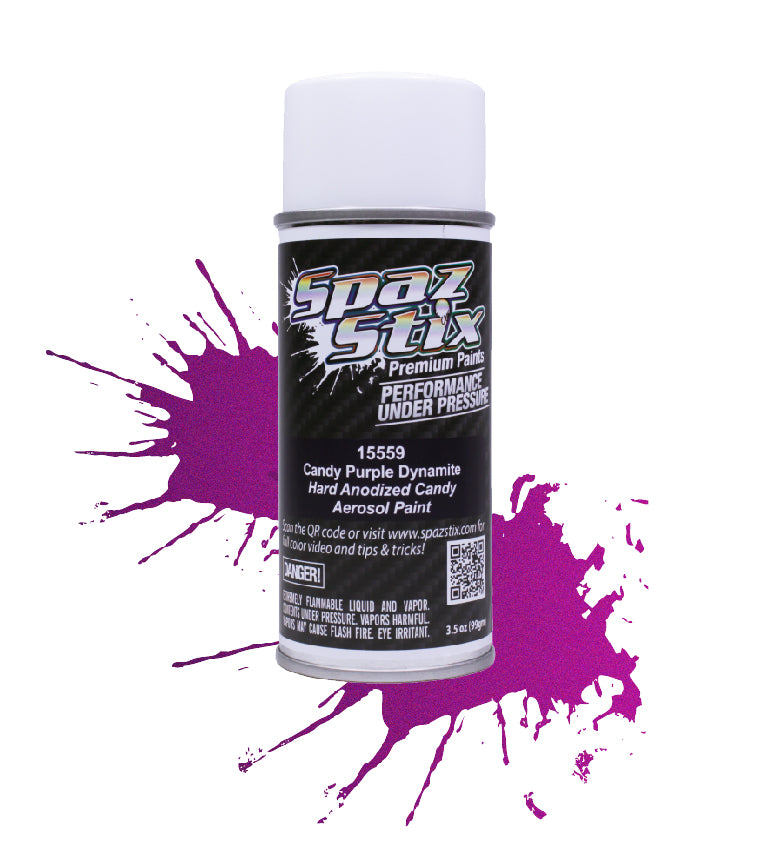 Spaz Stix CANDY PURPLE DYNAMITE AEROSOL PAINT 3.5OZ Default Title