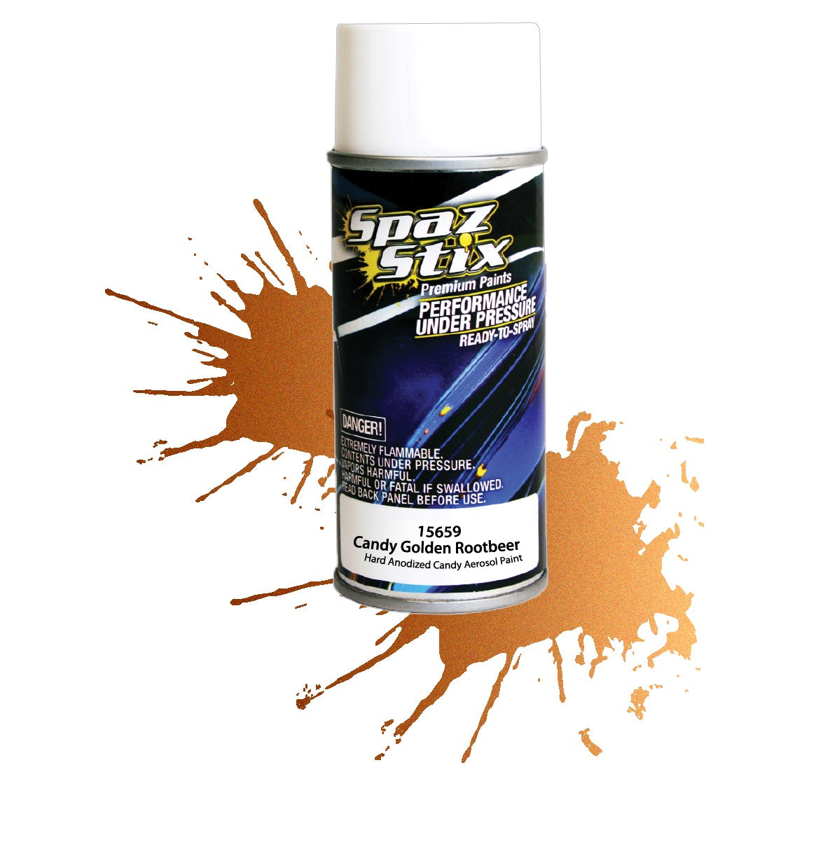 Spaz Stix GOLDEN CANDY ROOTBEER AEROSOL PAINT 3.5OZ Default Title