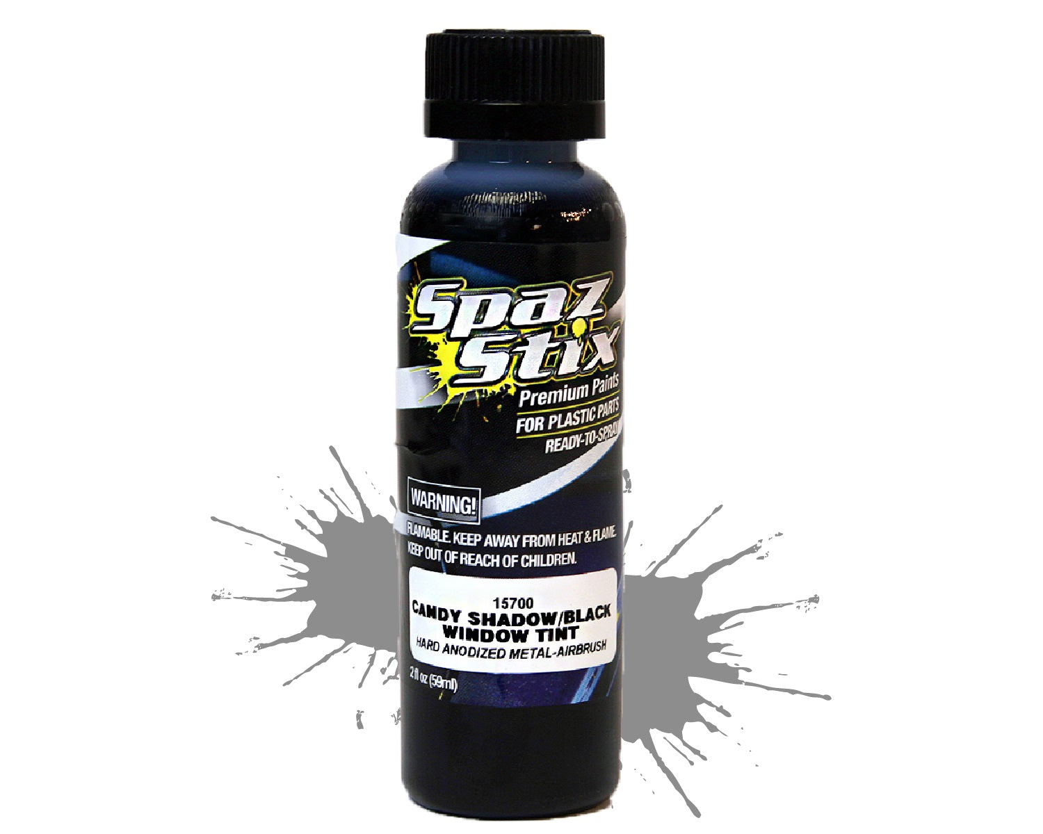 Spaz Stix CANDY BLACK WINDOW TINT / SHADOW AIRBRUSH PAINT 2OZ Default Title