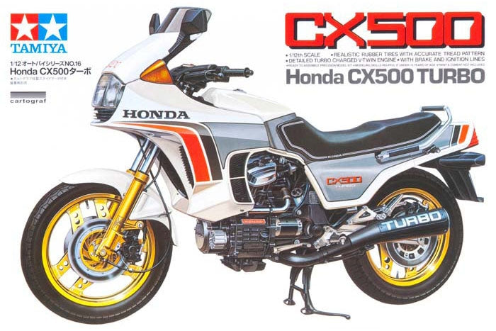 Tamiya 1/12 Honda CX500 Turbo Model Kit 14016