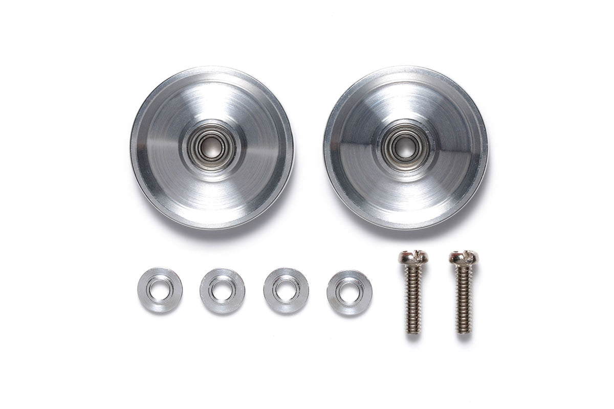 Tamiya JR HG Aluminum Ball Race Rollers, 17mm Ringless 15522