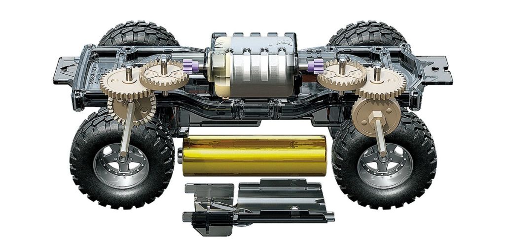 Tamiya Mini 4WD Fun-Vroom EZ Chassis Beginner Entry Kit