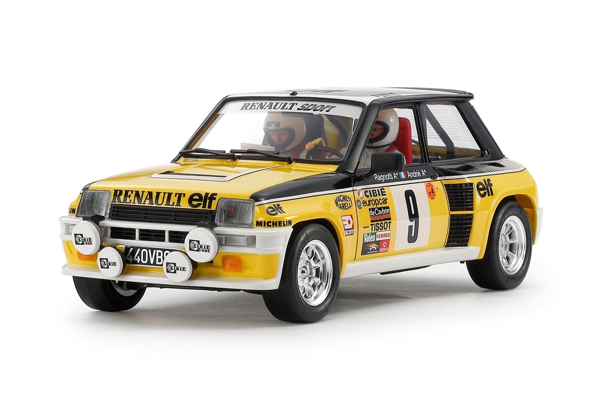 Tamiya 1/24 Renault 5 Turbo Group B Rally Car Plastic Model Kit