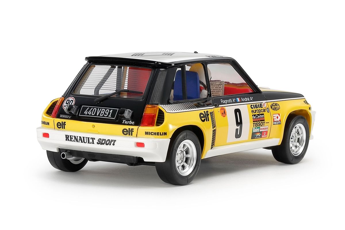 Tamiya 1/24 Renault 5 Turbo Group B Rally Car Plastic Model Kit